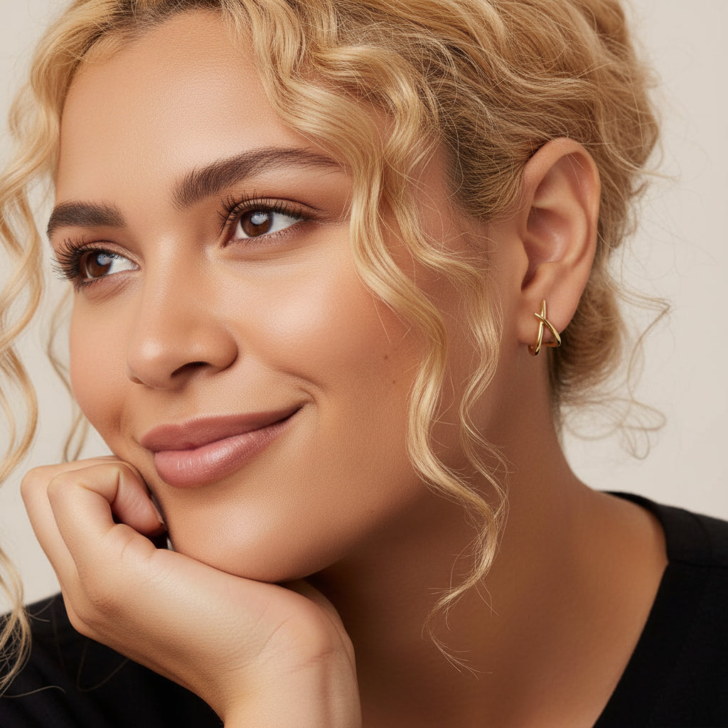 Cross Stud Earrings