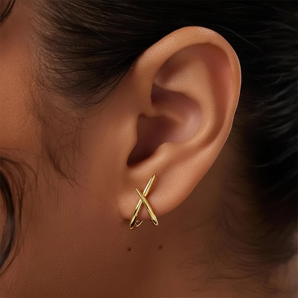 Cross Stud Earrings