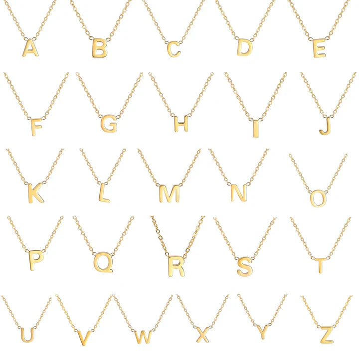 Tiny Initial Necklace