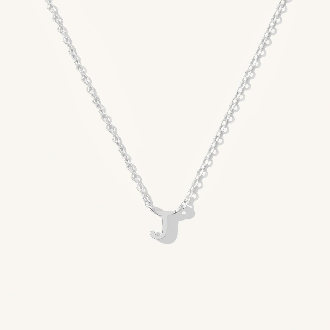 Tiny Initial Necklace