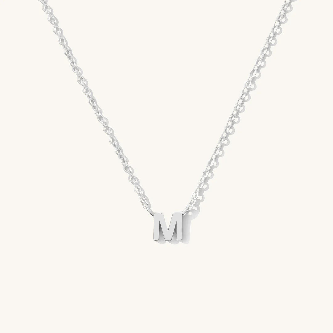 Tiny Initial Necklace