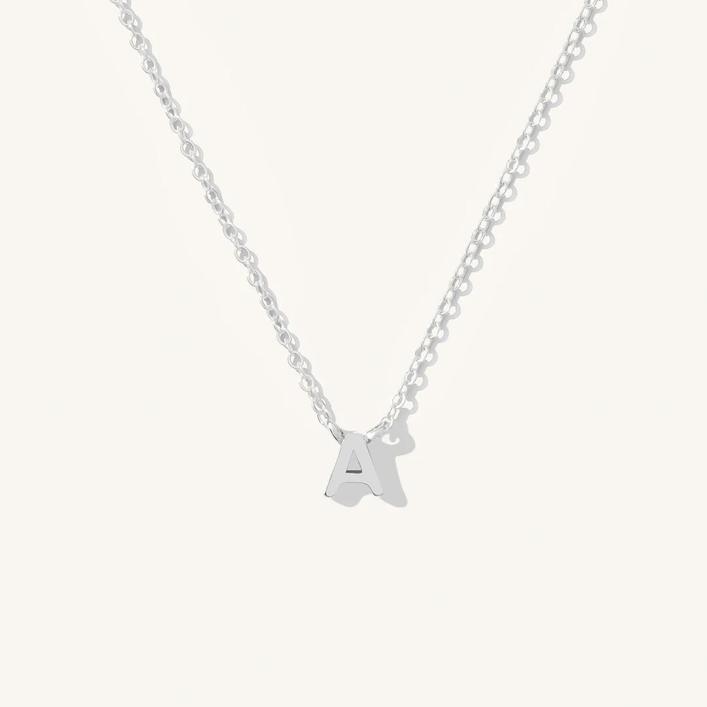 Tiny Initial Necklace