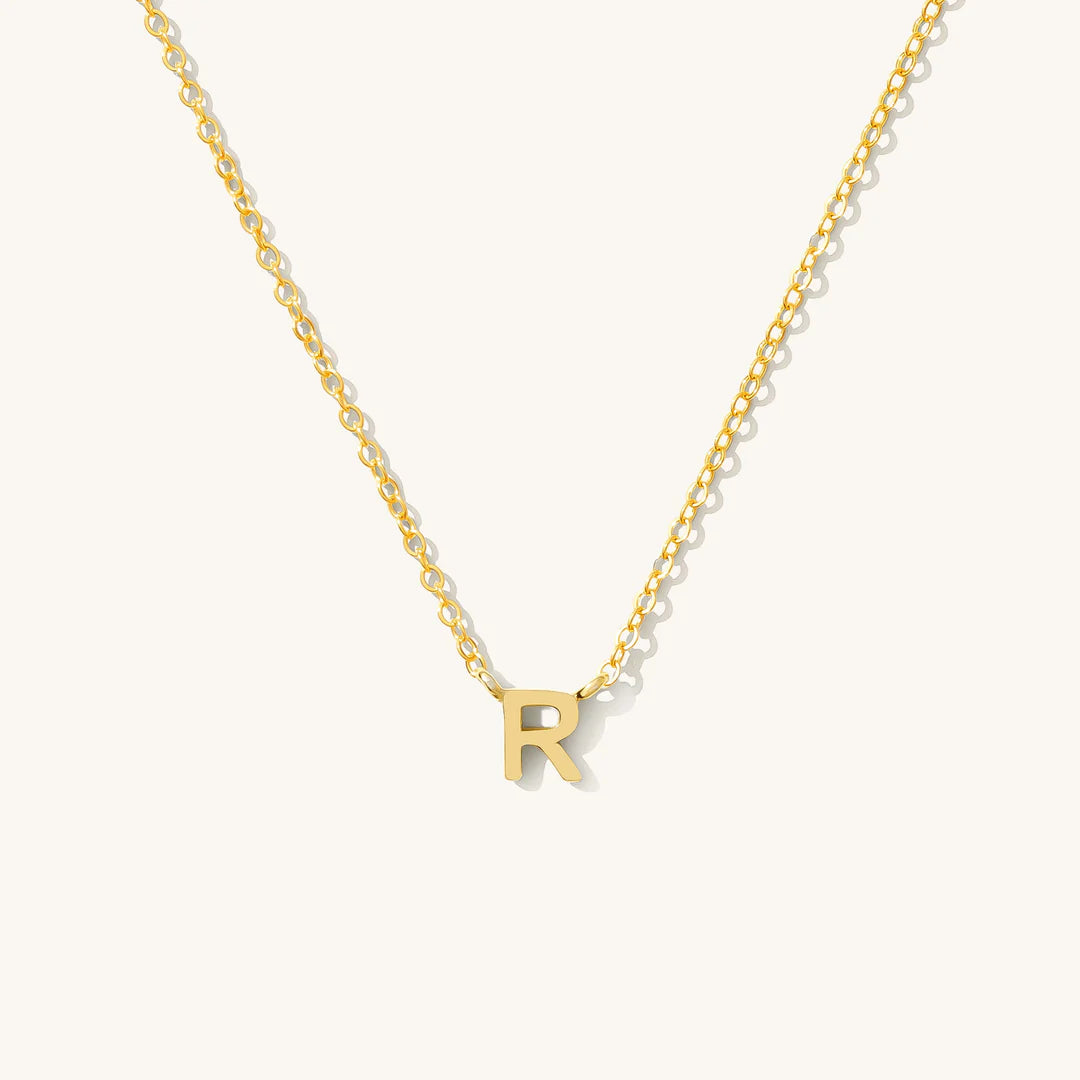 Tiny Initial Necklace
