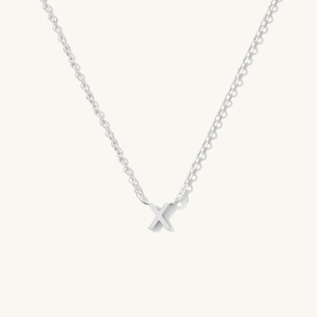 Tiny Initial Necklace