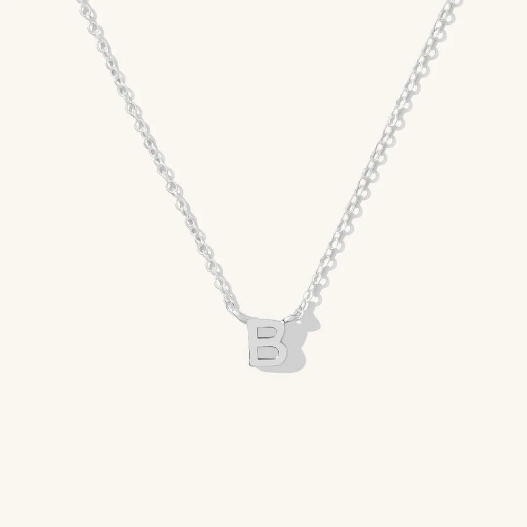 Tiny Initial Necklace